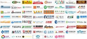 โลโก้ของสื่อต่างๆที่มาร่วมงานแฟร์การนอน